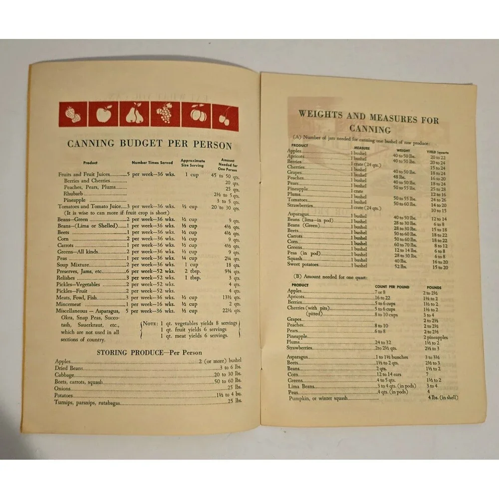 RARE Hudson's Tips On Canning The Fruits Of Your Victory Garden WWI 1940s-45